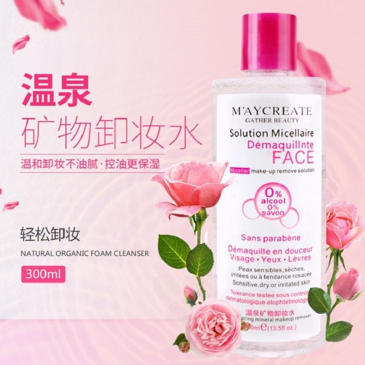 Nước tẩy trang Maycreate 300ml nội địa trung