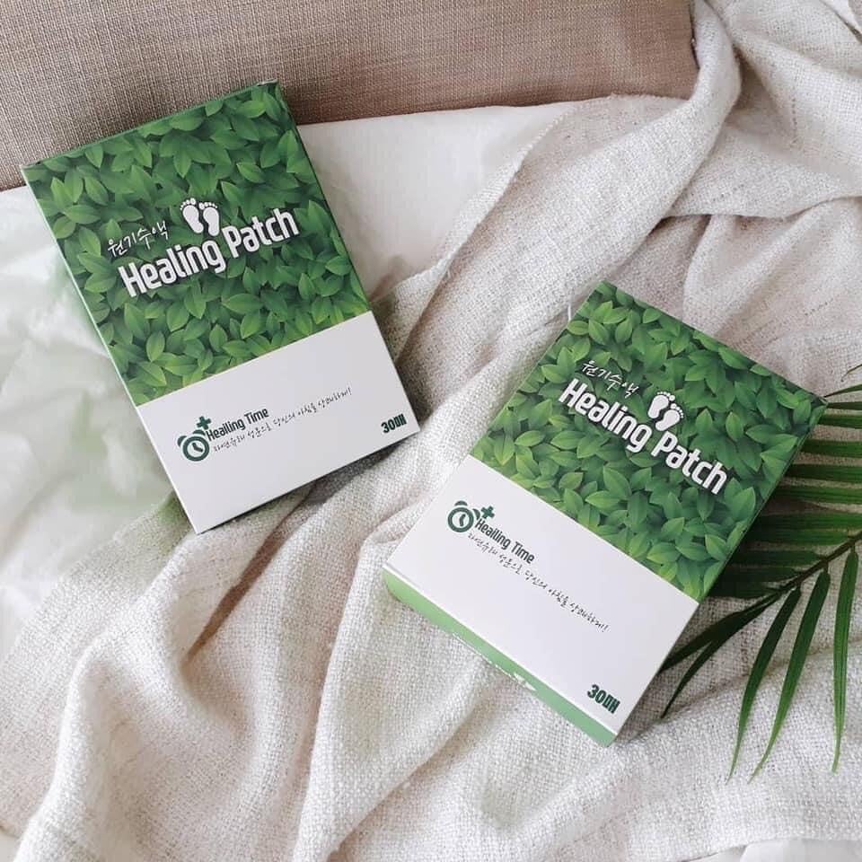 Miếng dán thải độc, hút độc tố gan bàn chân Healing Patch Hàn Quốc