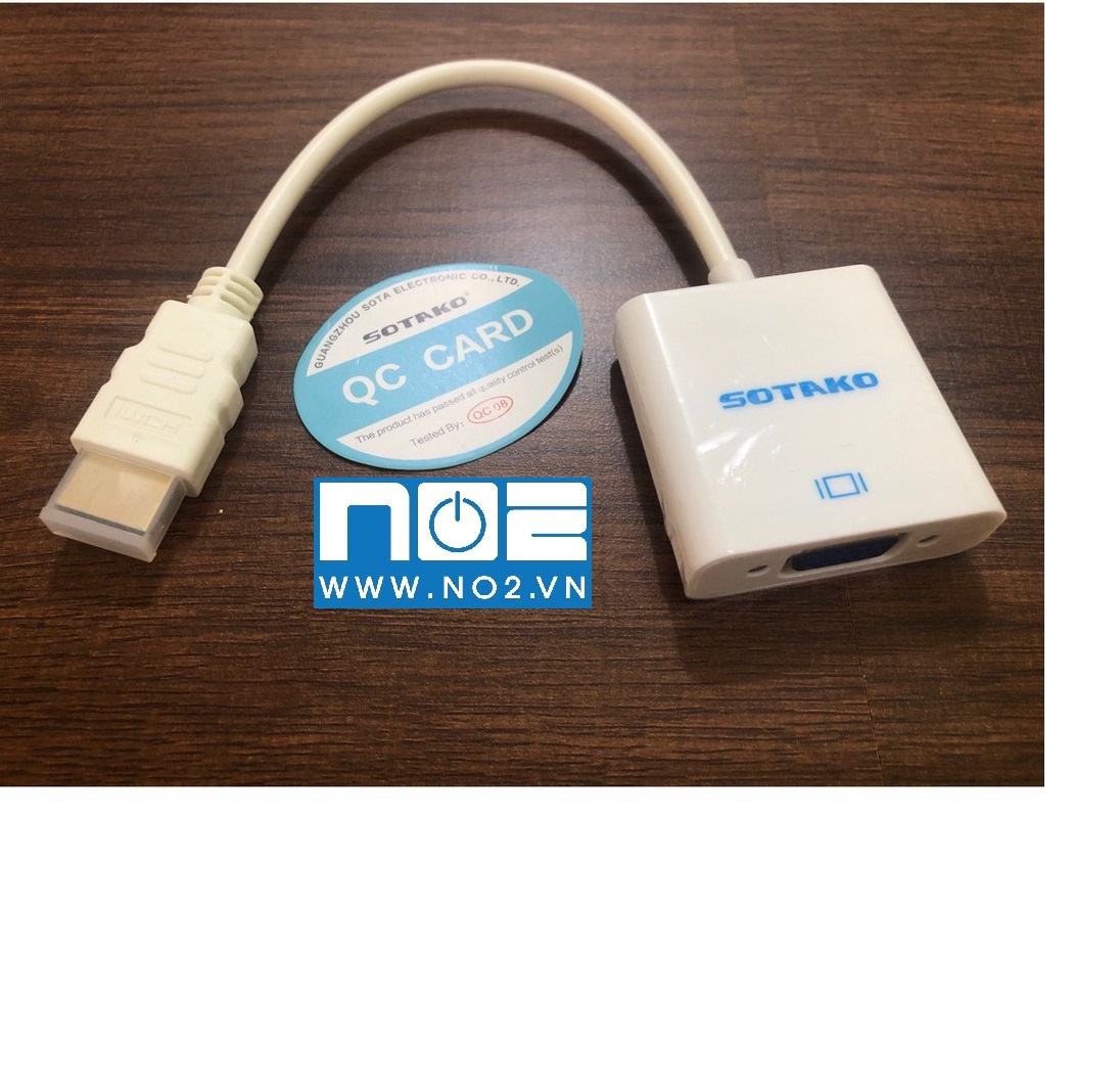 Cáp Chuyển Đổi HDMI Sang VGA - có chíp sét - SOTAKO [CHÍNH HÃNG]