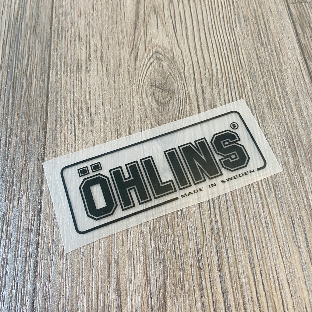 (Siêu rẻ) Tem OHLINS cao cấp dán phuộc, bình dầu phuộc