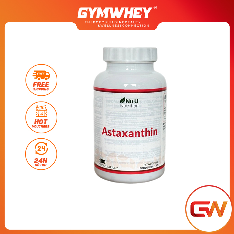 TPBS Viến Uống Bổ Sung NuU Astaxanthin 12mg 180 Viên Chống Lão Hóa Đẹp Da Kháng Viêm - Authentic 100%