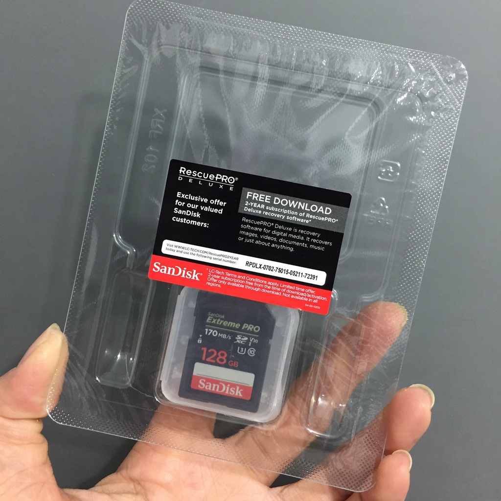 [ 32GB/ 64GB/ 128GB/ 256GB] Thẻ nhớ SD tốc độ 200MB/s Sandisk Extreme PRO (U3 - V30) SDSDXXY