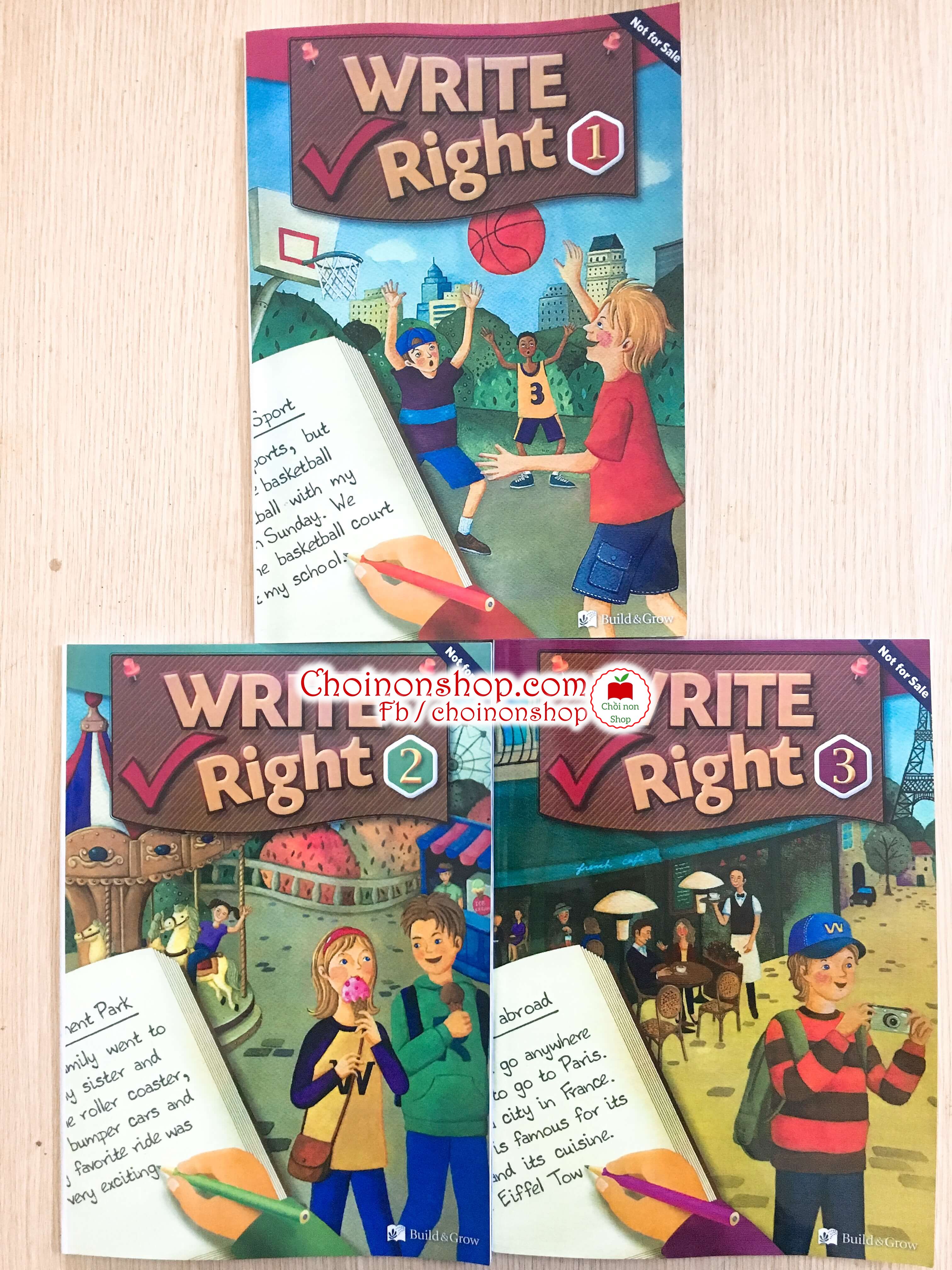 Write right 1,2,3