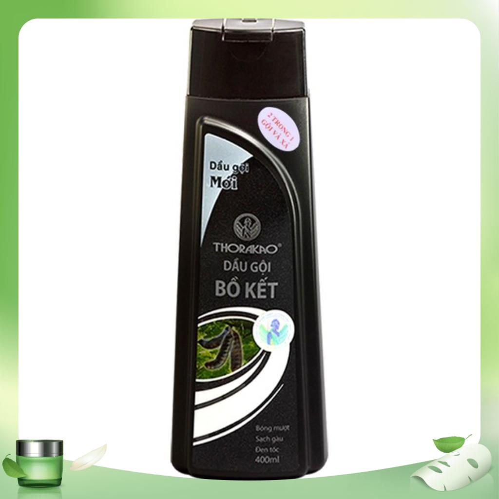Dầu gội bồ kết Thorakao 400ml giúp tóc chắc khỏe mềm mượt dễ chải