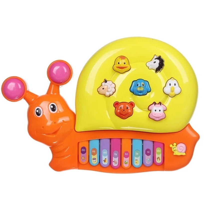 Đồ chơi đàn Piano hình con ốc sên cho bé phát triển trí tuệ
