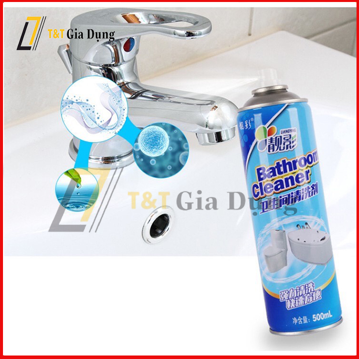 BỌT TẨY RỬA NHÀ VỆ SINH TOILET SIÊU SẠCH - BÌNH XỊT BỌT TUYẾT TẨY SẠCH MỌI VẾT Ố VÀNG BÁM LÂU - CHAI LỚN 500ML - BÌNH XỊT TẨY ĐA NĂNG TẨY NHÀ VỆ SINH , TẨY BẾP SẠCH NHANH TRONG MỘT LẦN TẨY