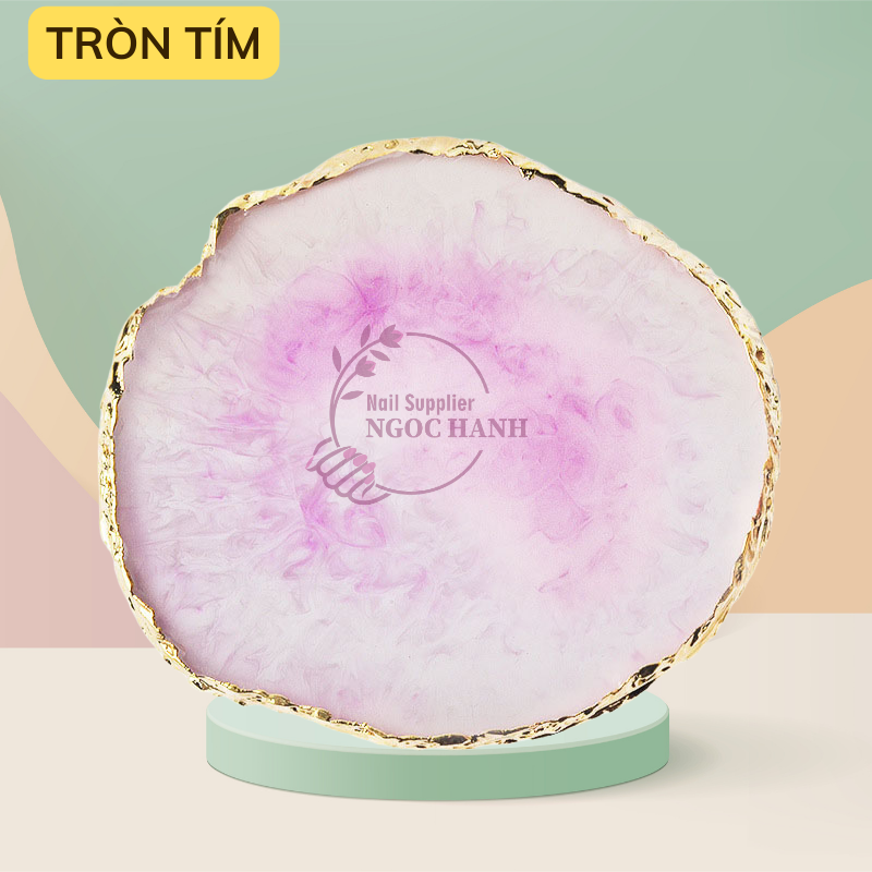 Đá cẩm thạch pha sơn gel - Đá tán màu gel vẽ, chụp mẫu nail nhiều màu - D030