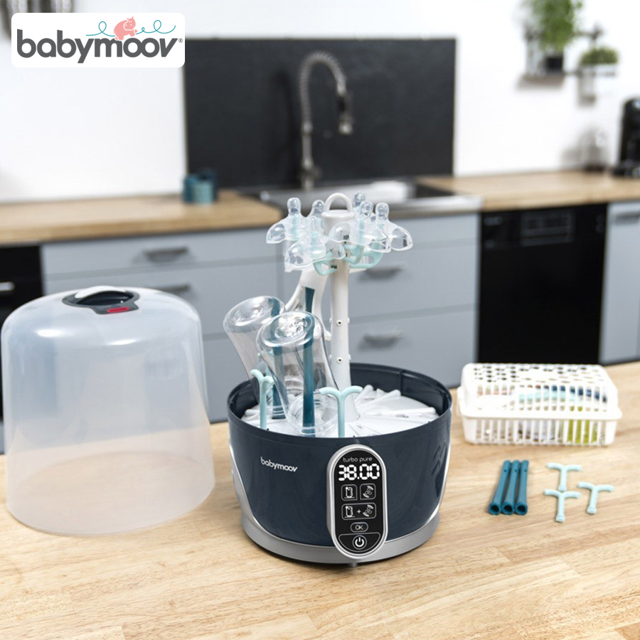 Máy tiệt trùng và sấy khô bình sữa Babymoov