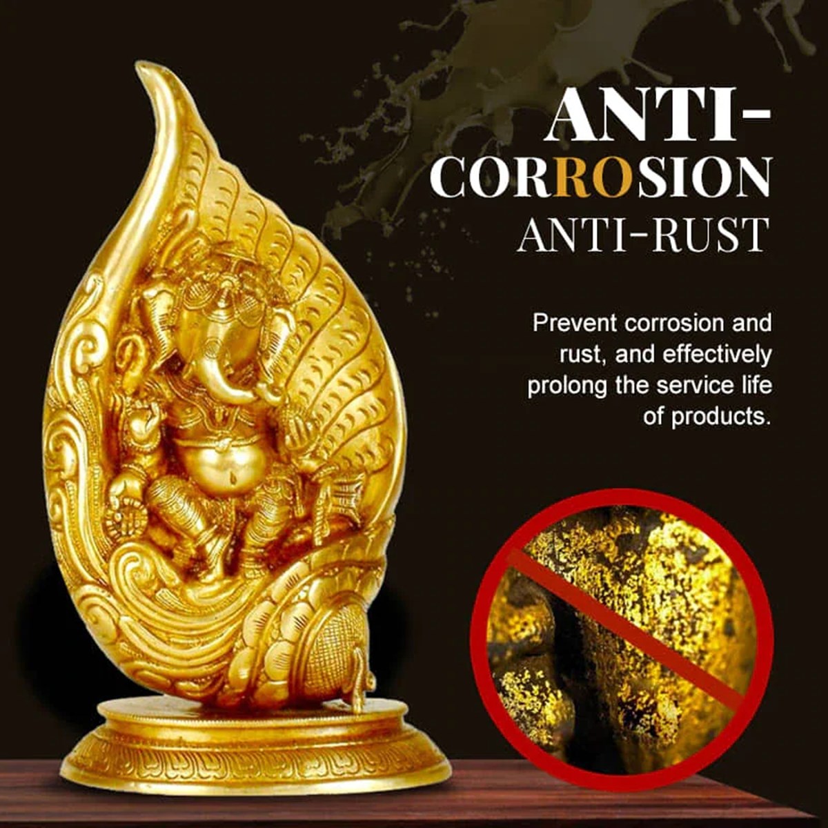 Màu bột nhũ dùng pha sơn mạ màu vàng 24 K (800g)
