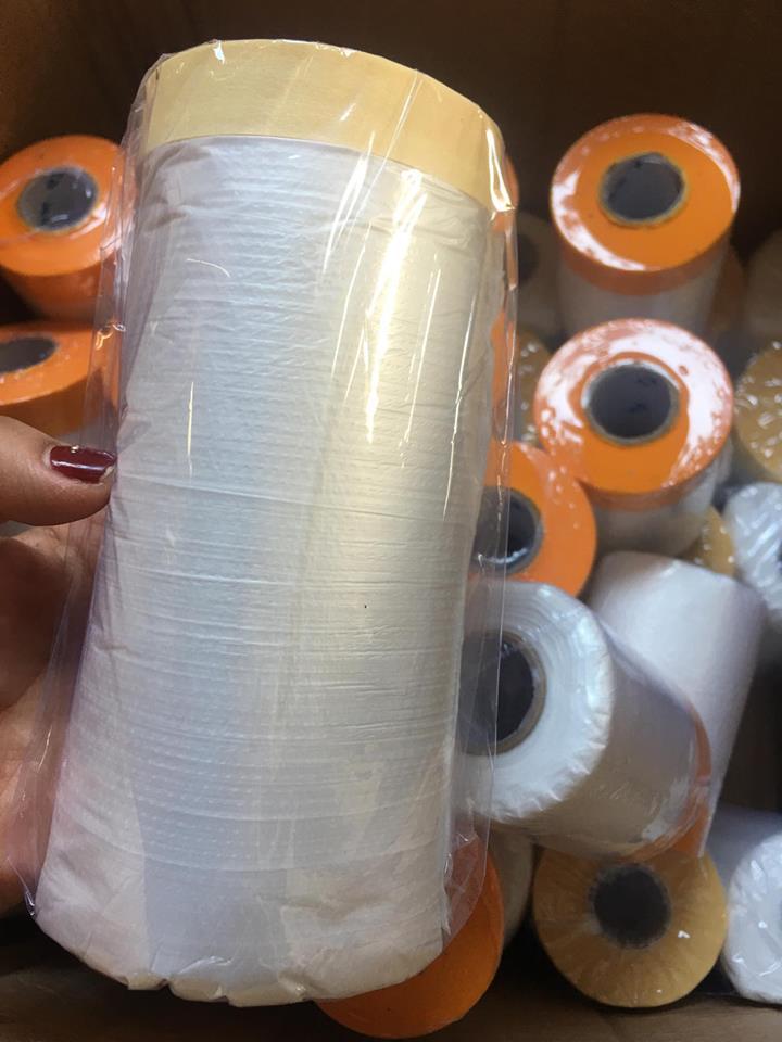 Màn băng keo che sơn 1100mm x 20m