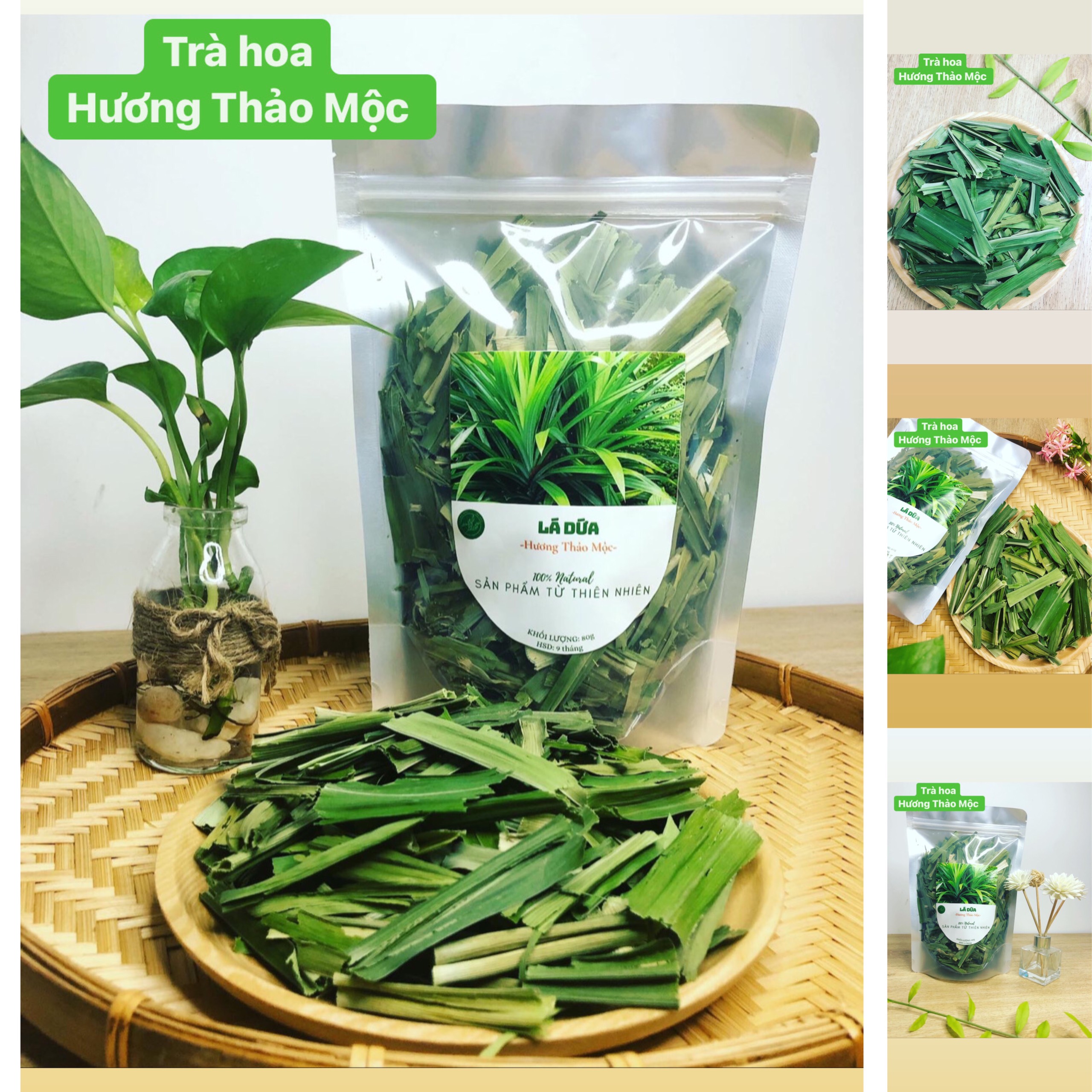Lá Dứa sấy khô 1kg