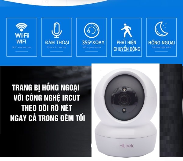Camera Wifi Hilook IPC-P120-D/W