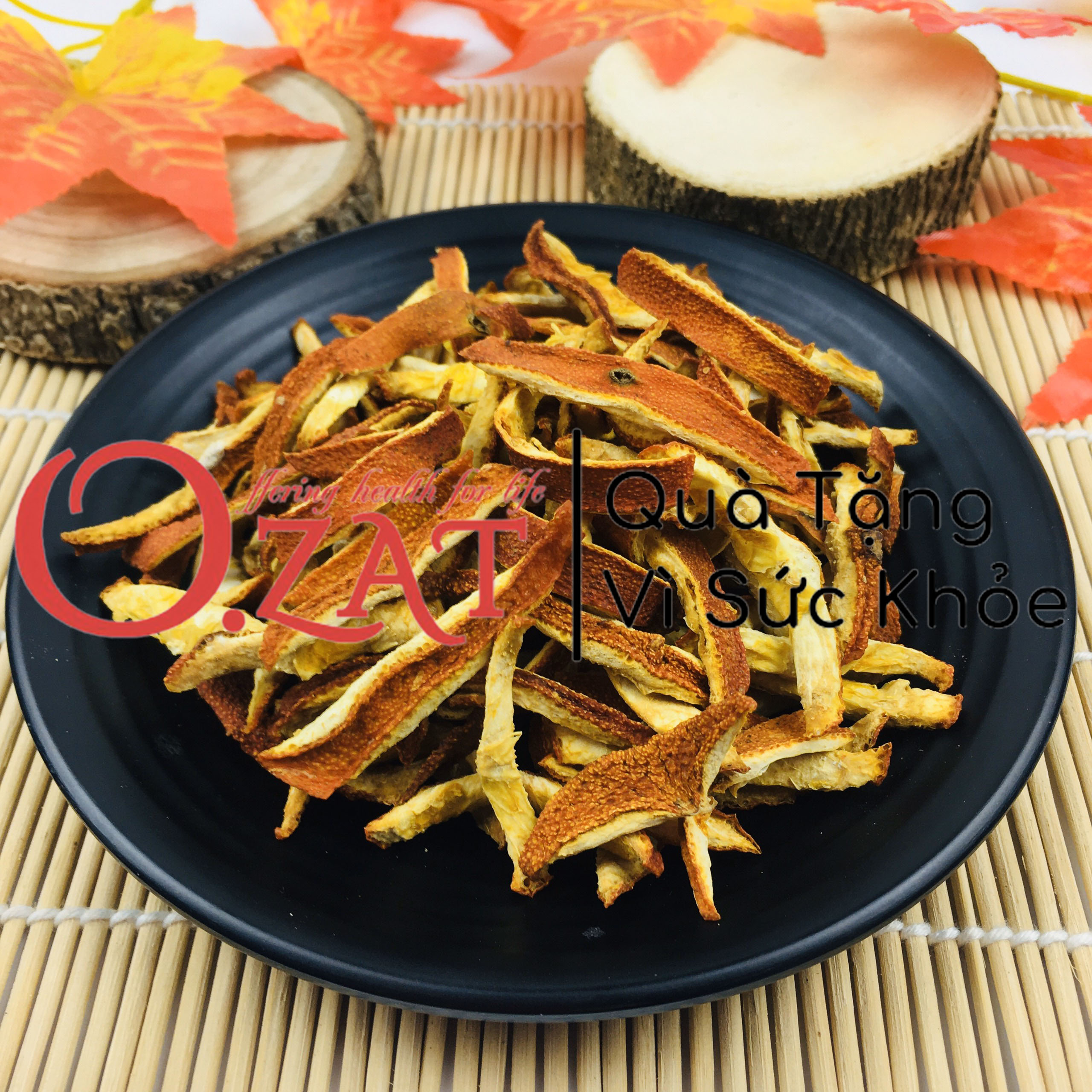 Trà vỏ cam cắt nhỏ sấy khô O.ZAT 100g