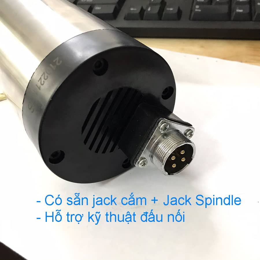 Củ đục vi tính, Spindle 2.2kW tròn tản nhiệt gió ER20