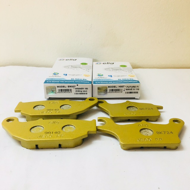 Cặp bố thắng trước và sau xe winner hiệu elig