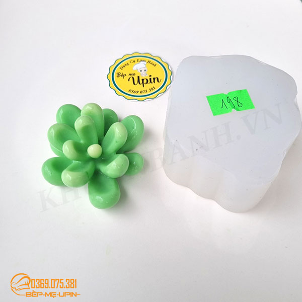 Khuôn silicon sen đá