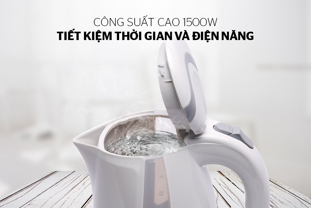 Ấm Đun Siêu Tốc Sunhouse SHD1300 1.7L Bảo Hành 12 Tháng