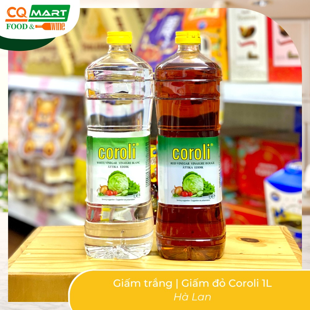 Giấm Đỏ Coroli Chai Nhựa 1L