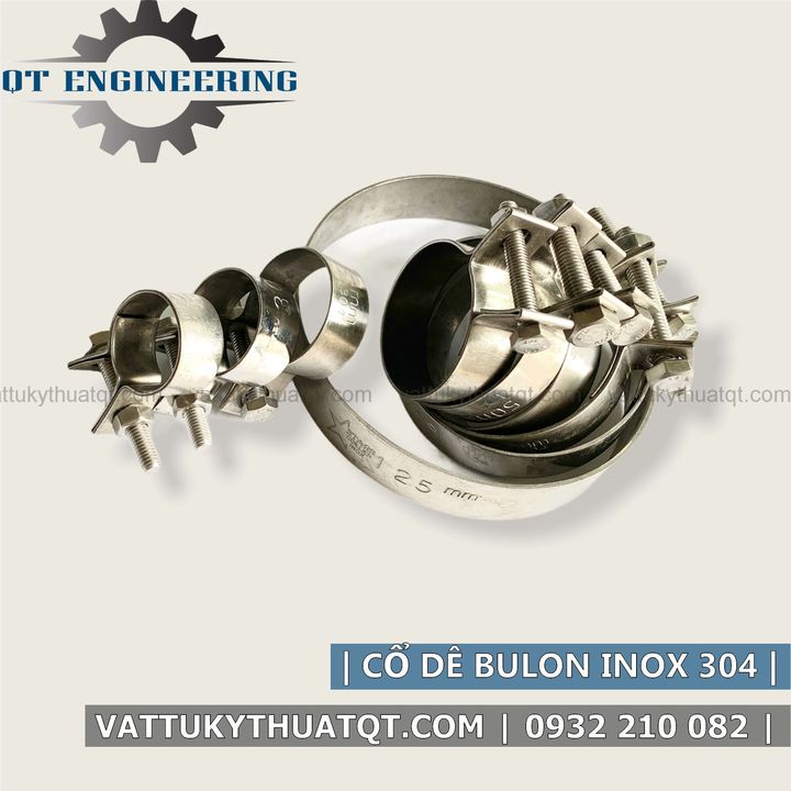 Cổ Dê Bulong Inox 304 (Phi 25,30,35,45,50) | VATTUKYTHUATQT.COM
