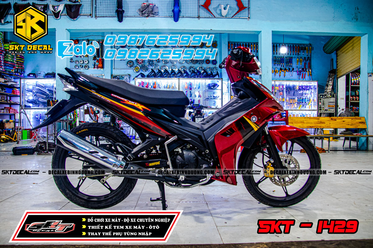 tem rời exciter 2010 đỏ đen crypron 1429
