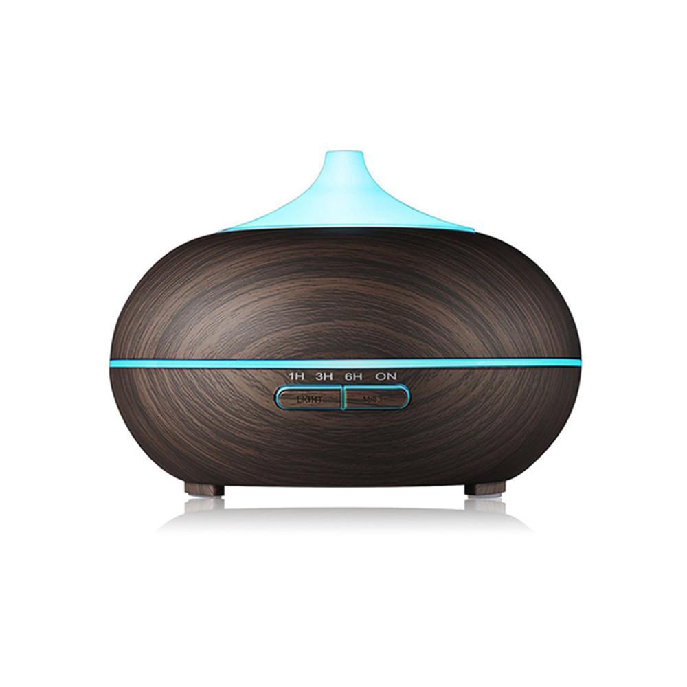 Essential Oil Machine Sauna Steam Mist Humidifier Air Conditioning Purification Body Deodorant Pumpkin Shaped Pumpkin Wood White 550 Ml