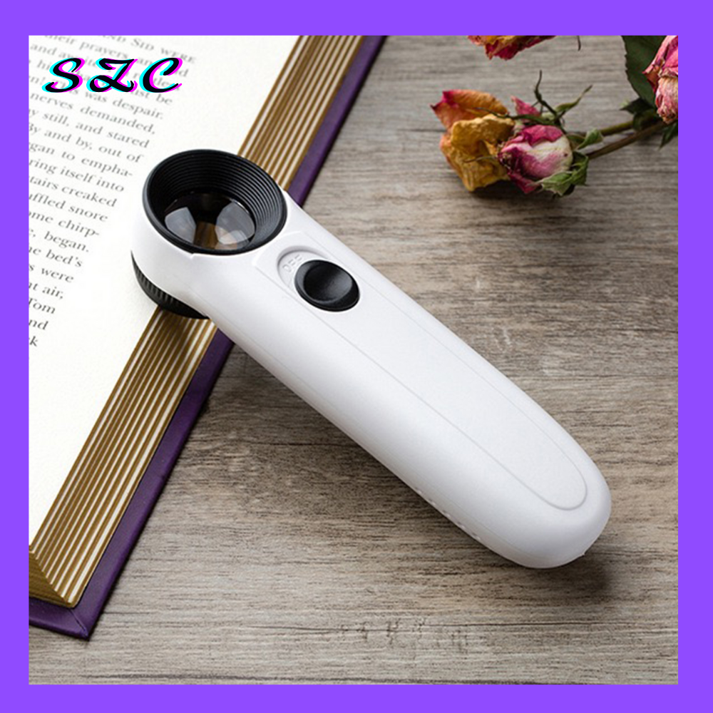SZC Microscope Handheld 40X Magnification with LED High Definition Microscope Jewelry