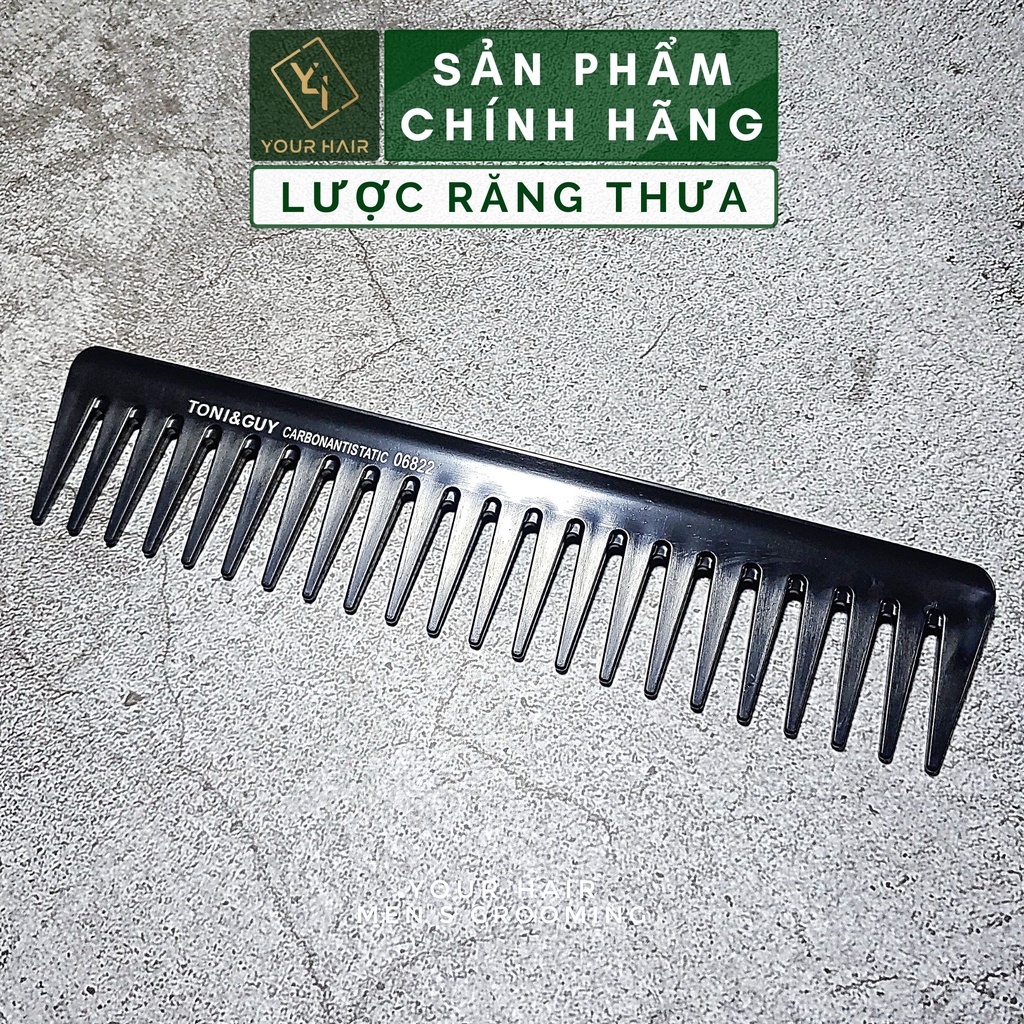 Lược tạo kiểu răng thưa toni & guy carbonnantistatic 06822