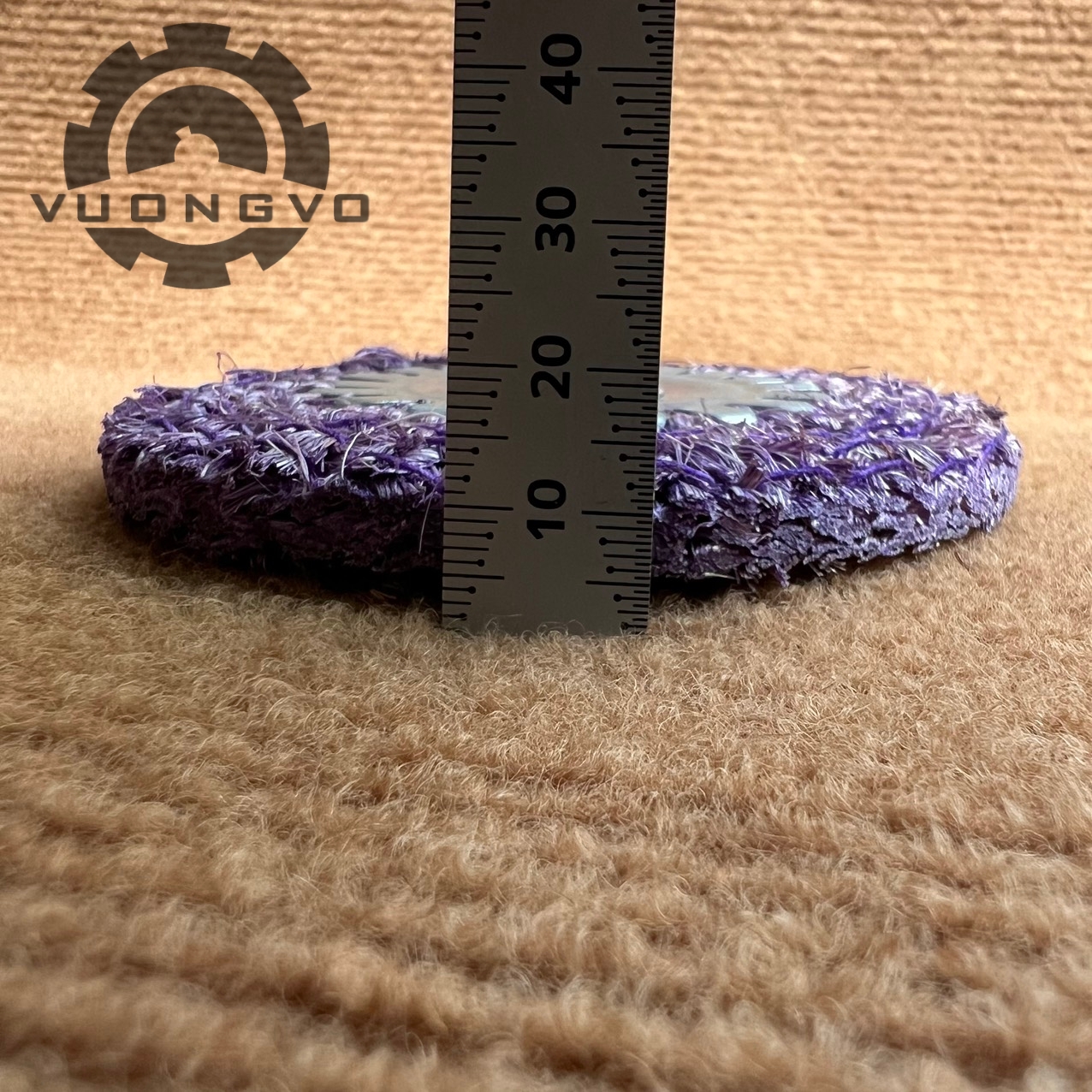 Colored stainless steel polished coir 100x16mm