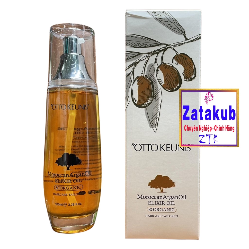 ✅✅tinh dầu dưỡng tóc cao cấp otto keunis moroccan argan oil elixer 100ml