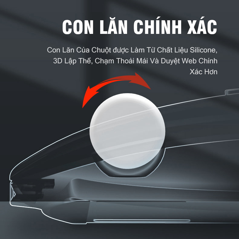 Chuột Bluetooth Không Dây Siêu Mỏng Không Gây Tiếng Ồn 800-1600dpi Cho Laptop, Máy Tính, Máy Tính Bảng, Điện Thoại