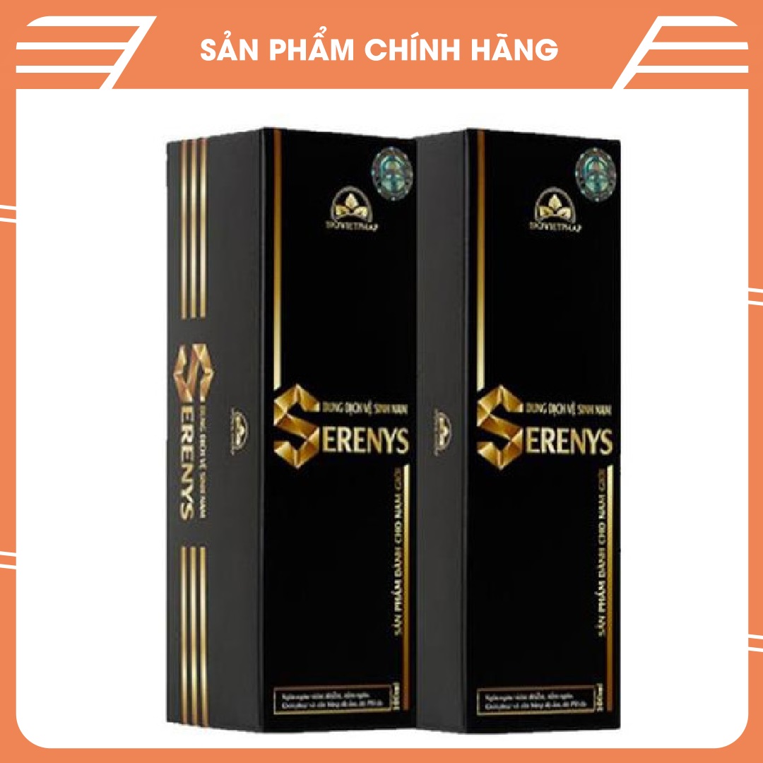 HCMCombo 2 chai - Dung dịch vệ sinh khử mùi vùng kín nam giới SERENYS