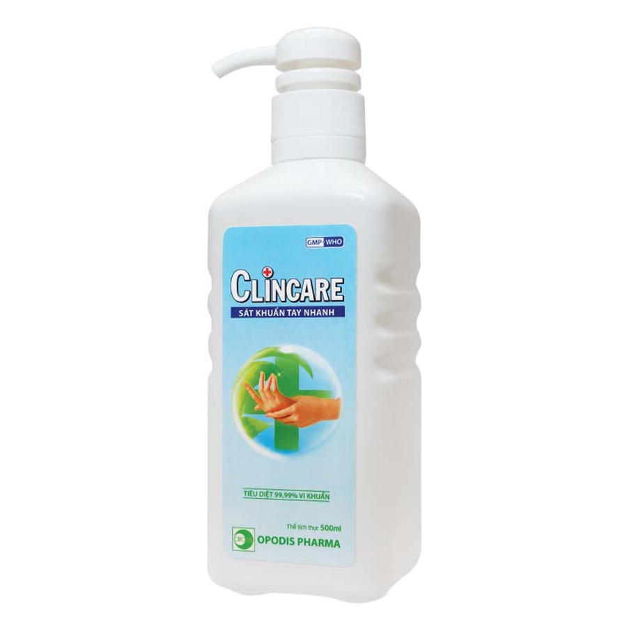 [HCM]Dung dịch rửa tay khô CLINCARE 500ml
