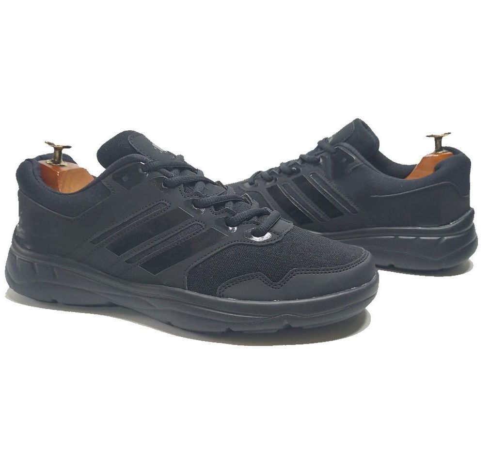 [HCM]Giày thể thao sneaker nam đen sọc đen đế đen (X93)