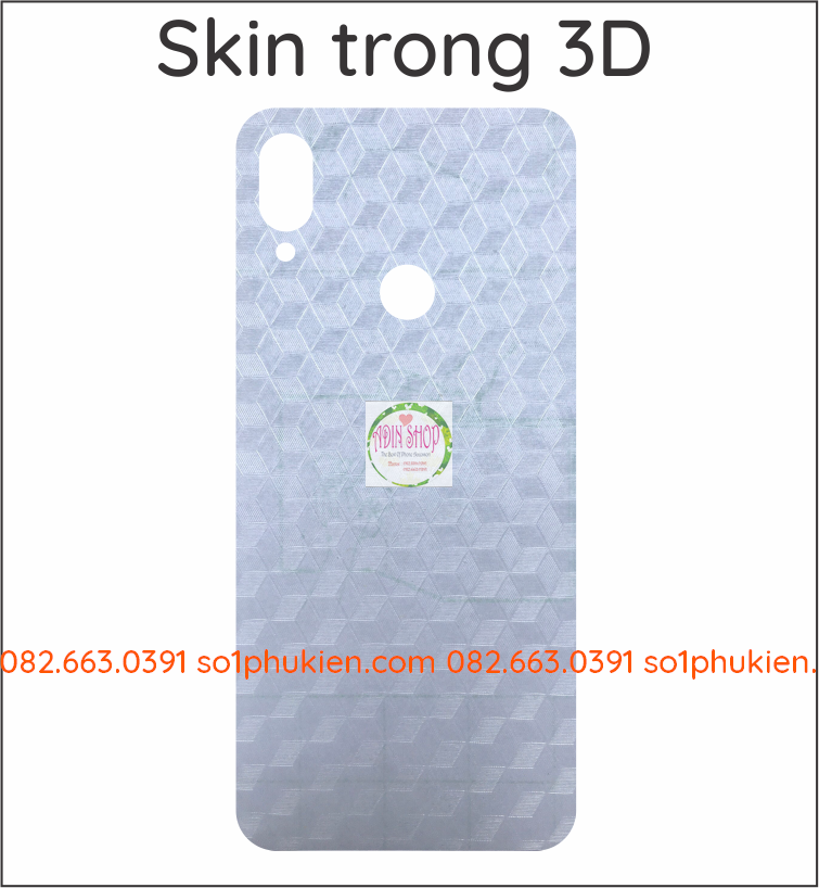 Miếng dán mặt lưng skin carbon Xiaomi Redmi Note 7