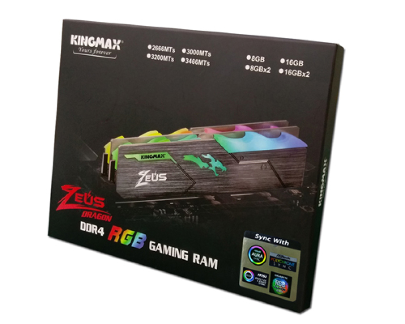 Bảng giá Bộ nhớ ram PC Kingmax Zeus Dragon RGB 8GB (1x8GB) DDR4 3200MHz, hiệu suất cao với độ tin cậy, ổn định và khả năng tương thích Phong Vũ