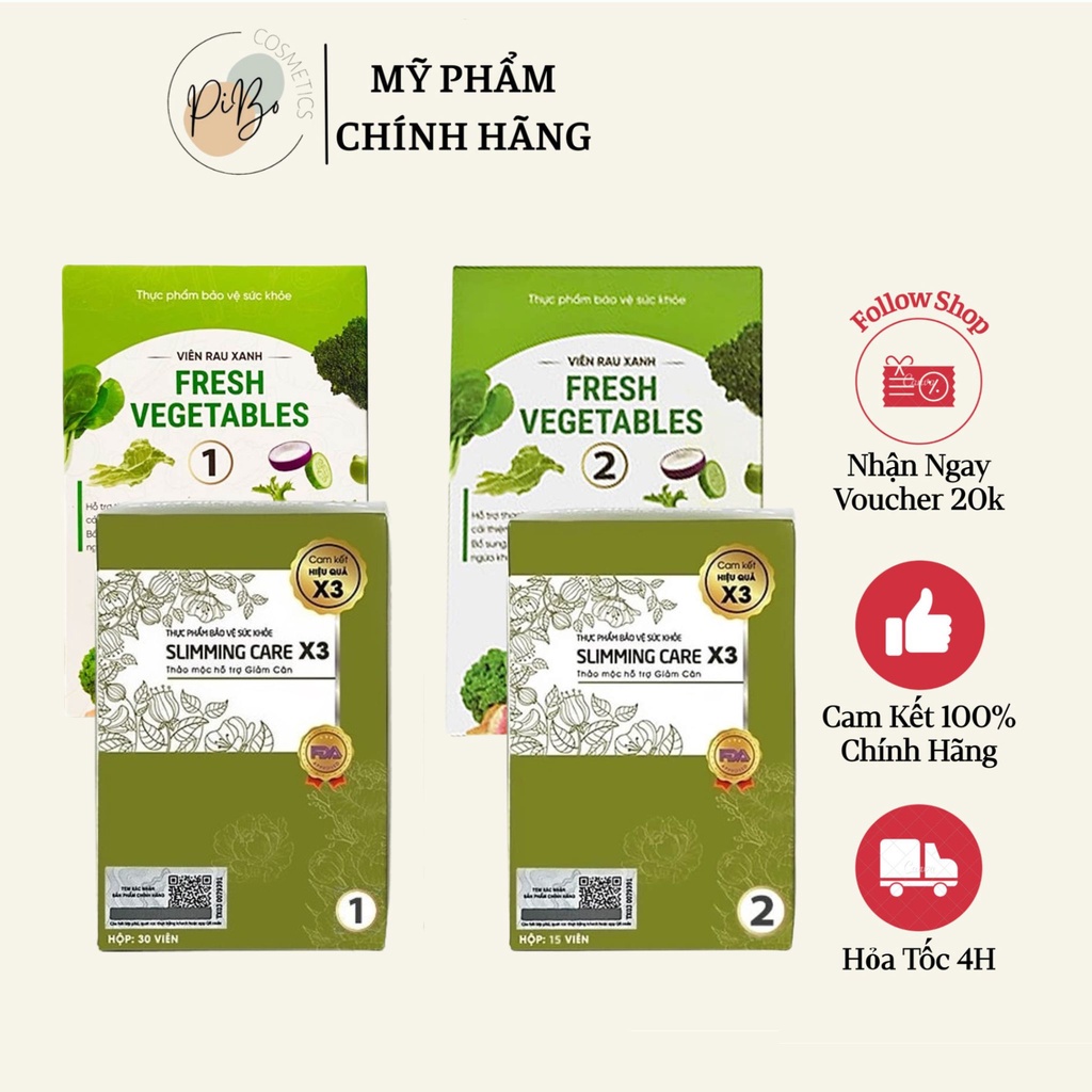 Trà thảo mộc giảm cân slimming care x3