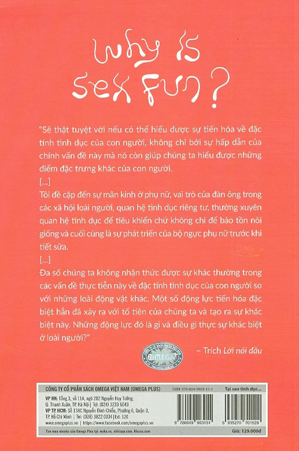 Tại Sao Tình Dục Lại Thú Vị?