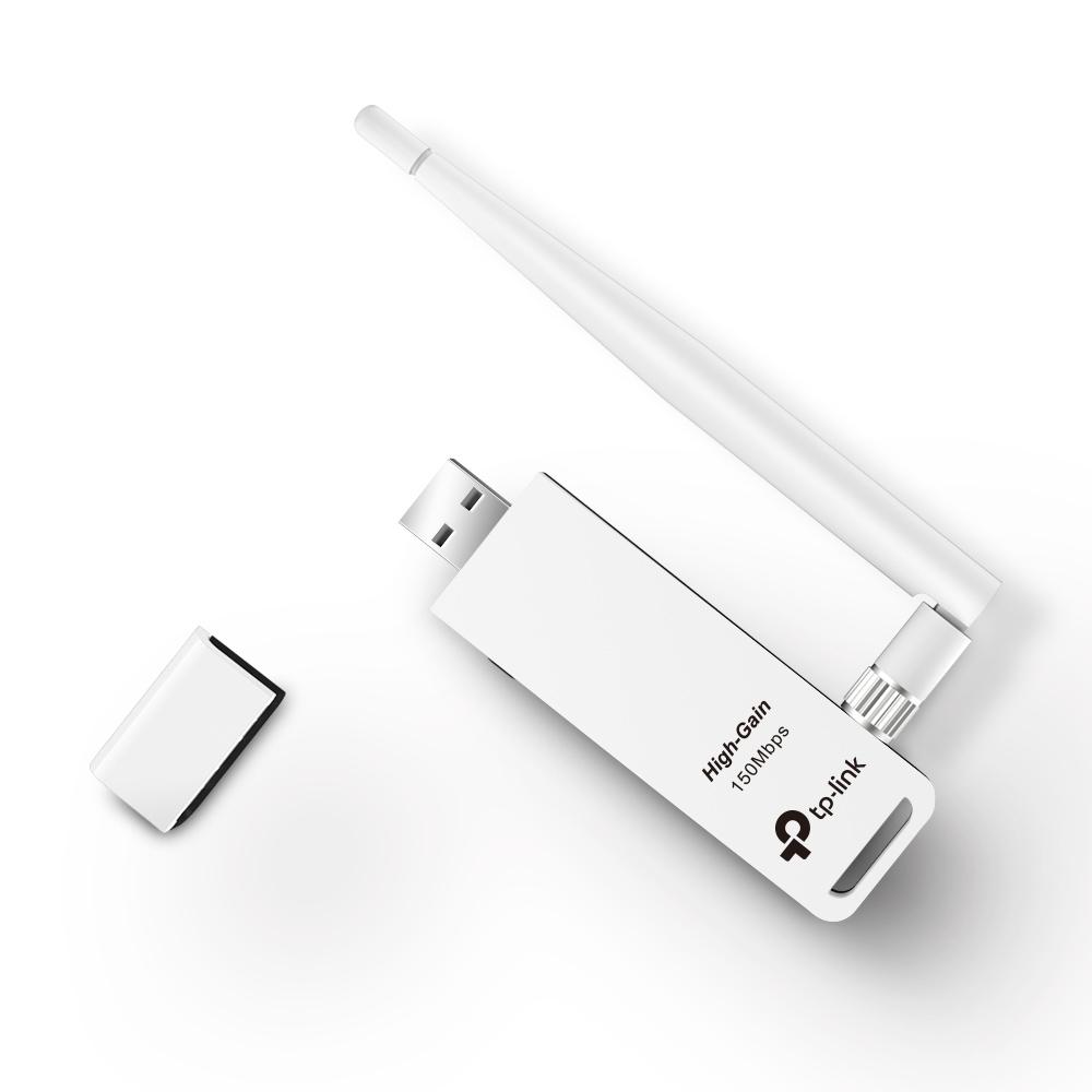 Bộ Thu Sóng Wifi USB Wifi TP-Link TL-WN722N Độ Lợi Cao Tốc Độ 150Mbps - Hàng Chính Hãng