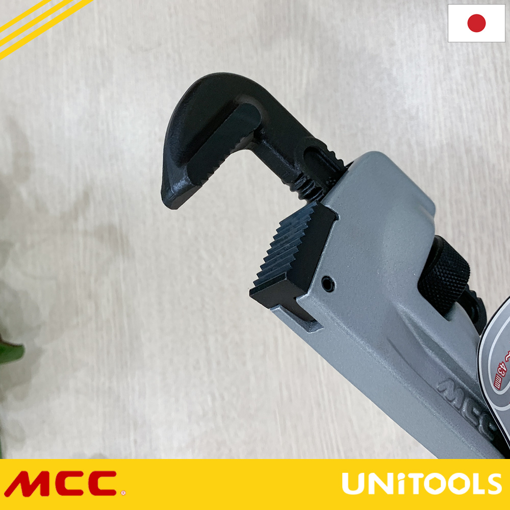 Mỏ lết răng cán nhôm size 300 mm mcc japan pw-al30