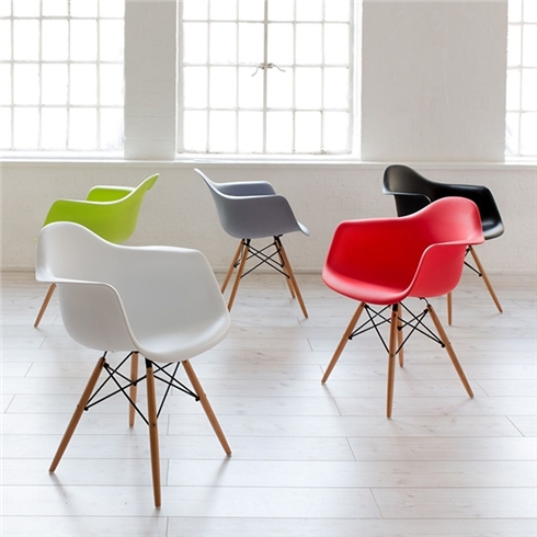 [GHẾ CAFE - GHẾ ĂN] Ghế thuyền Eames chân gỗ