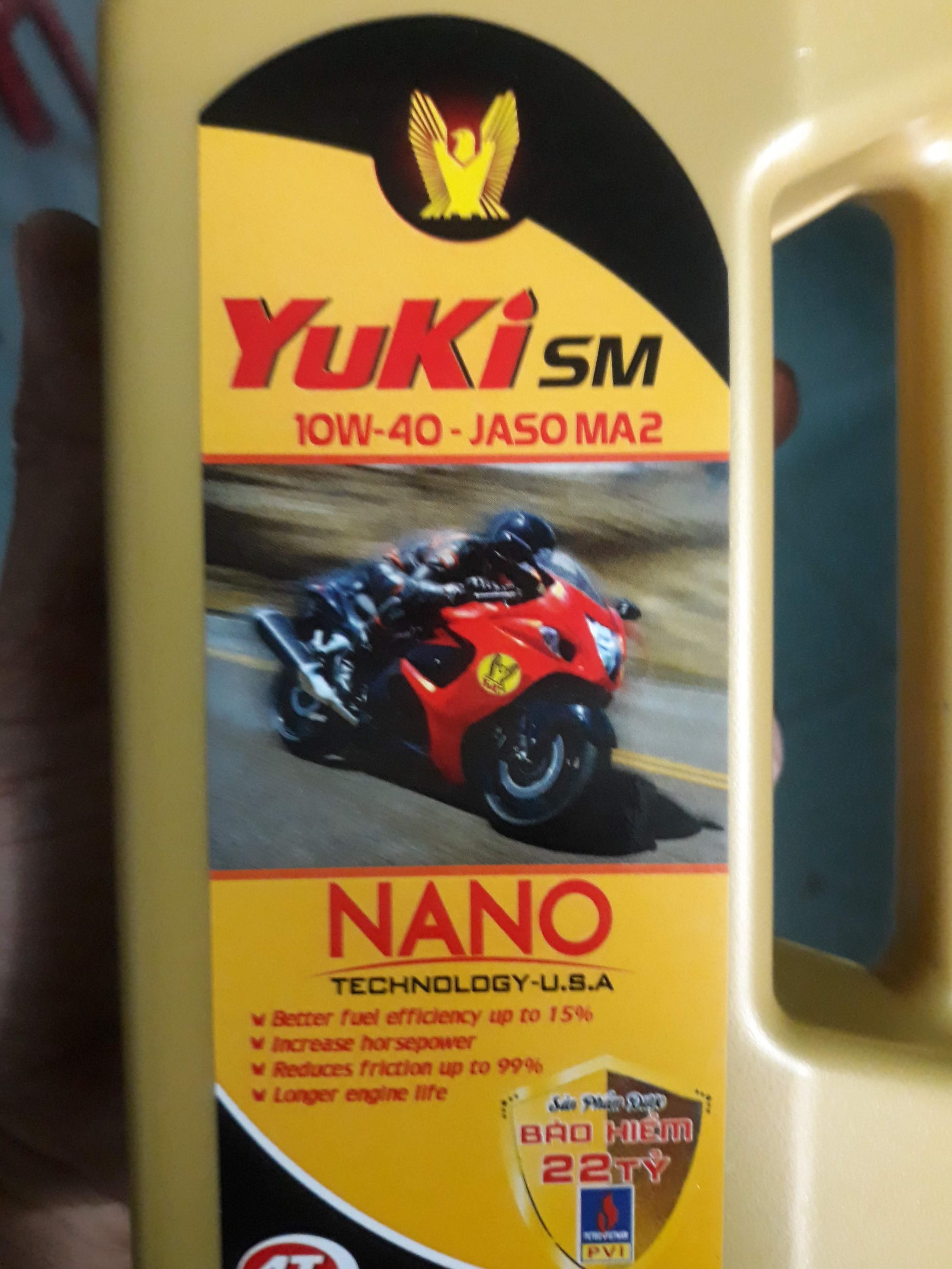nhớt yuki nano xe số 1 lít