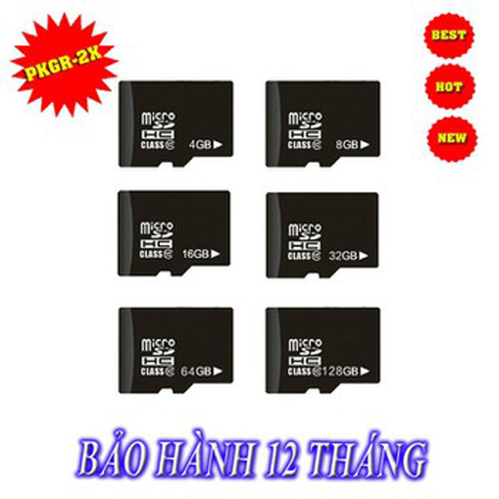 [HCM][BẢO HÀNH 12 THÁNG] Thẻ nhớ MicroSDHC Class 10 Tốc độ cao 4G