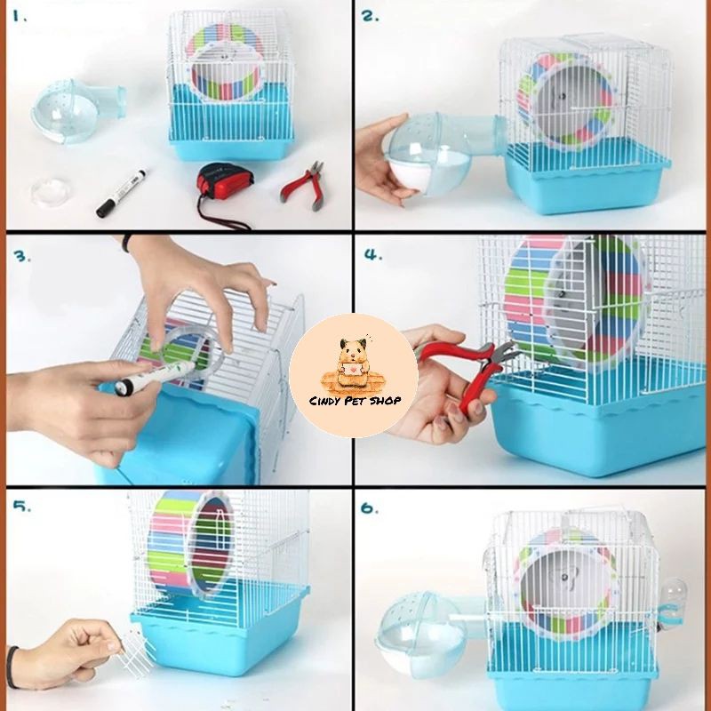 Nhà tắm gắn lồng cho Hamster