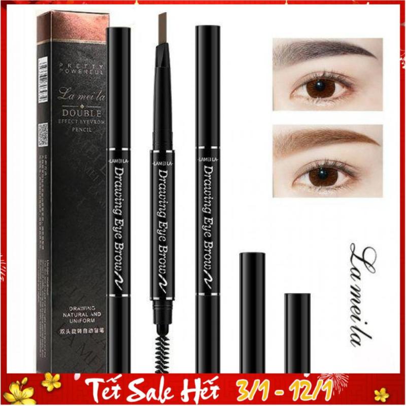Chì Kẻ Mày Lameila Double Effect hai đầu chống nước bút chì kẻ mày nội địa Trung TK-EP032