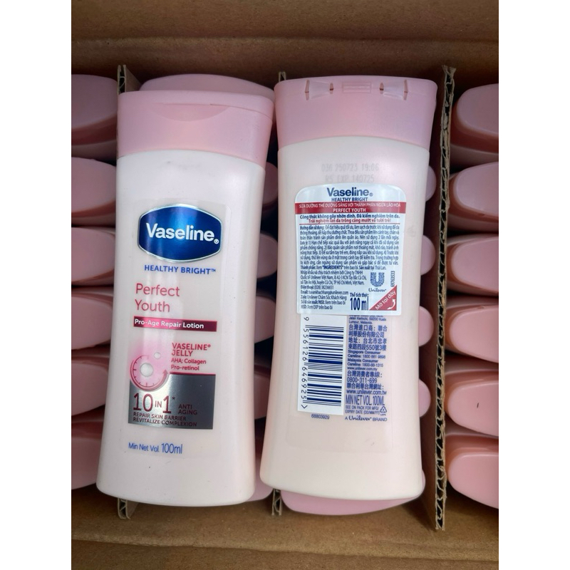 Sữa Dưỡng Thể Vaseline Sáng Da - Chai 100ml