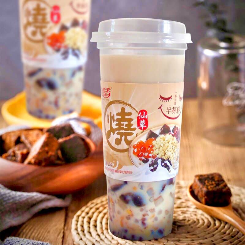 Trà sữa xoài - trà sữa nướng full topping siêu ngon - hộp to 205gr