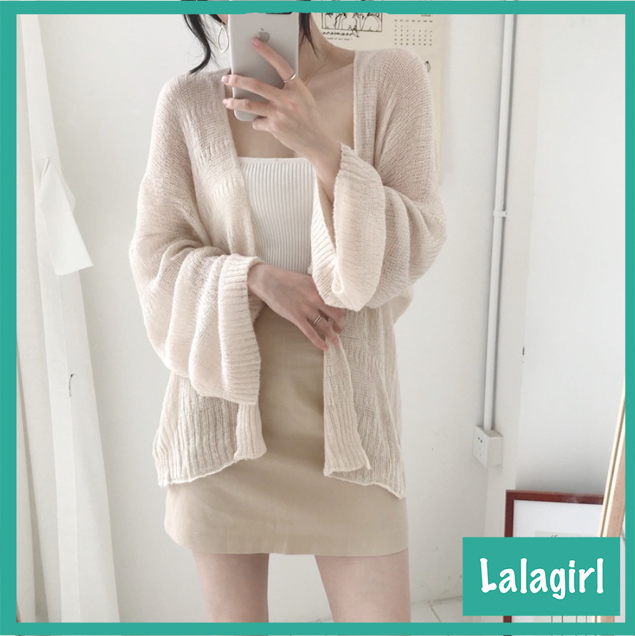 Áo Cadigan Len Mỏng Phong Cách Hàn Quốc [CDG]