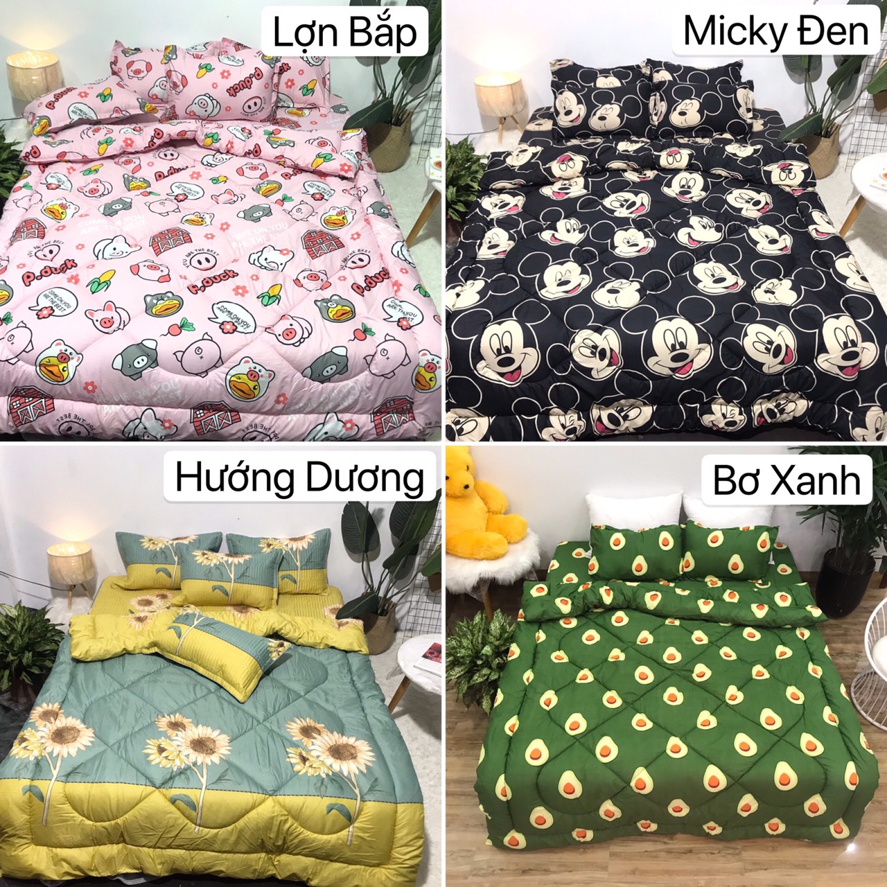 Chăn Hè Chần Bông Cotton Poly ( Gửi Ngẫu Nhiên Hoặc IB Chọn Mẫu )