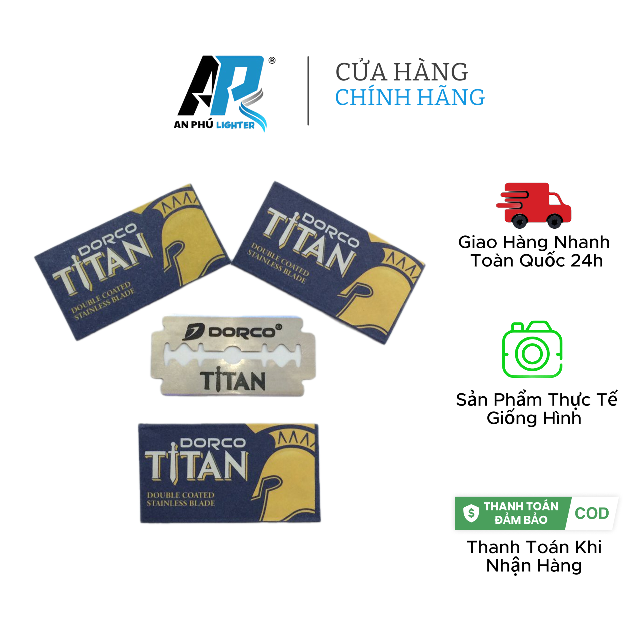 [ Free Ship ] [ CHÍNH HÃNG ] [ GIÁ BÁN DÙNG THỬ ] LƯỠI LAM DORCO TITAN