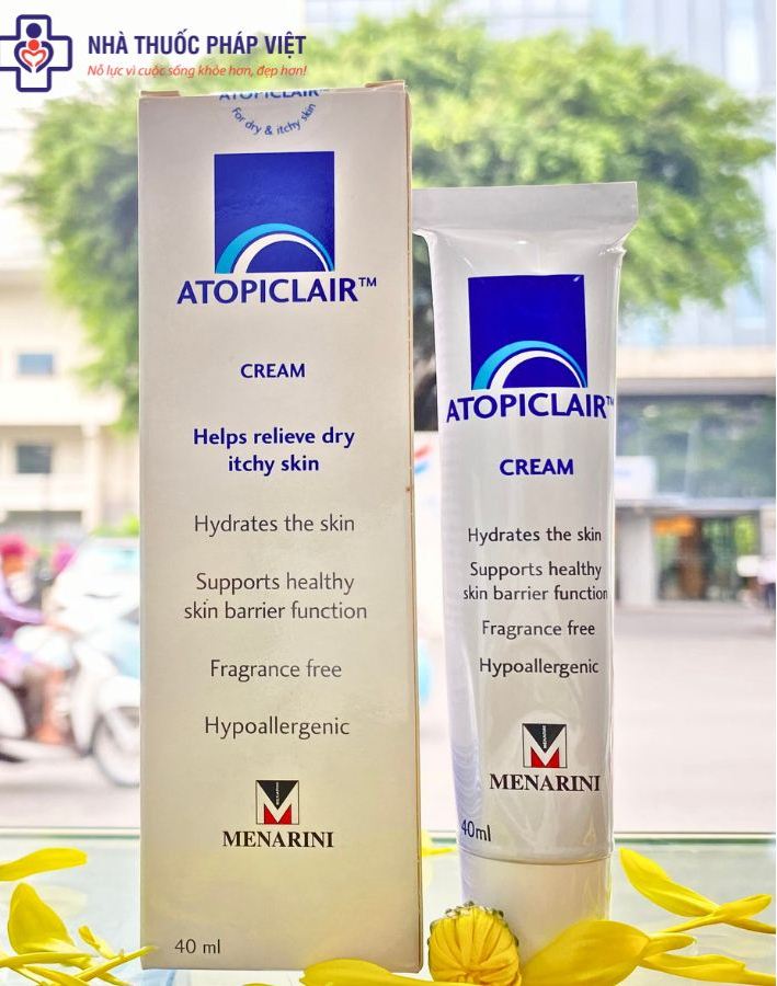 Atopiclair cream - kem dưỡng ẩm cho da cơ địa, da nhạy cảm